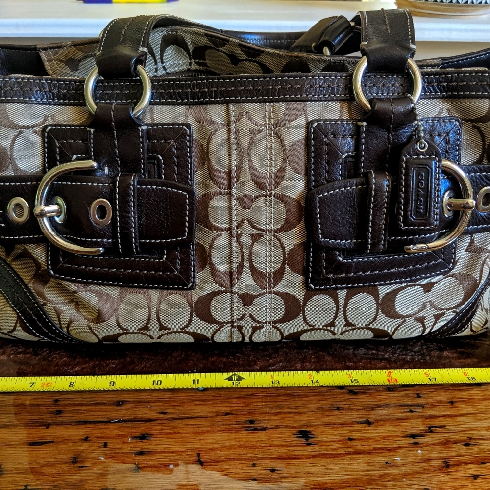 COACH Signature handbag